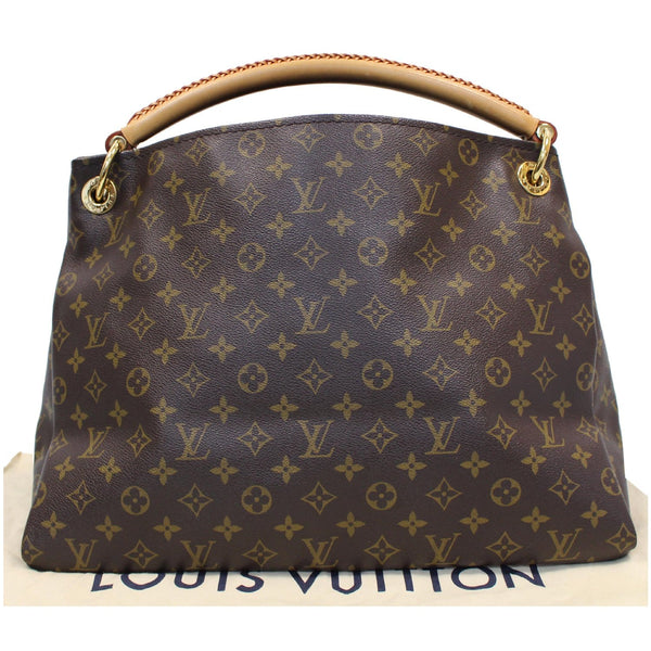 LOUIS VUITTON Artsy MM Monogram Canvas Shoulder Bag Brown
