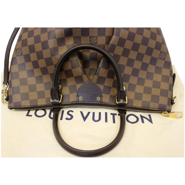 Louis Vuitton Damier Ebene Siena PM  Shoulder Bag Brown - lv strap