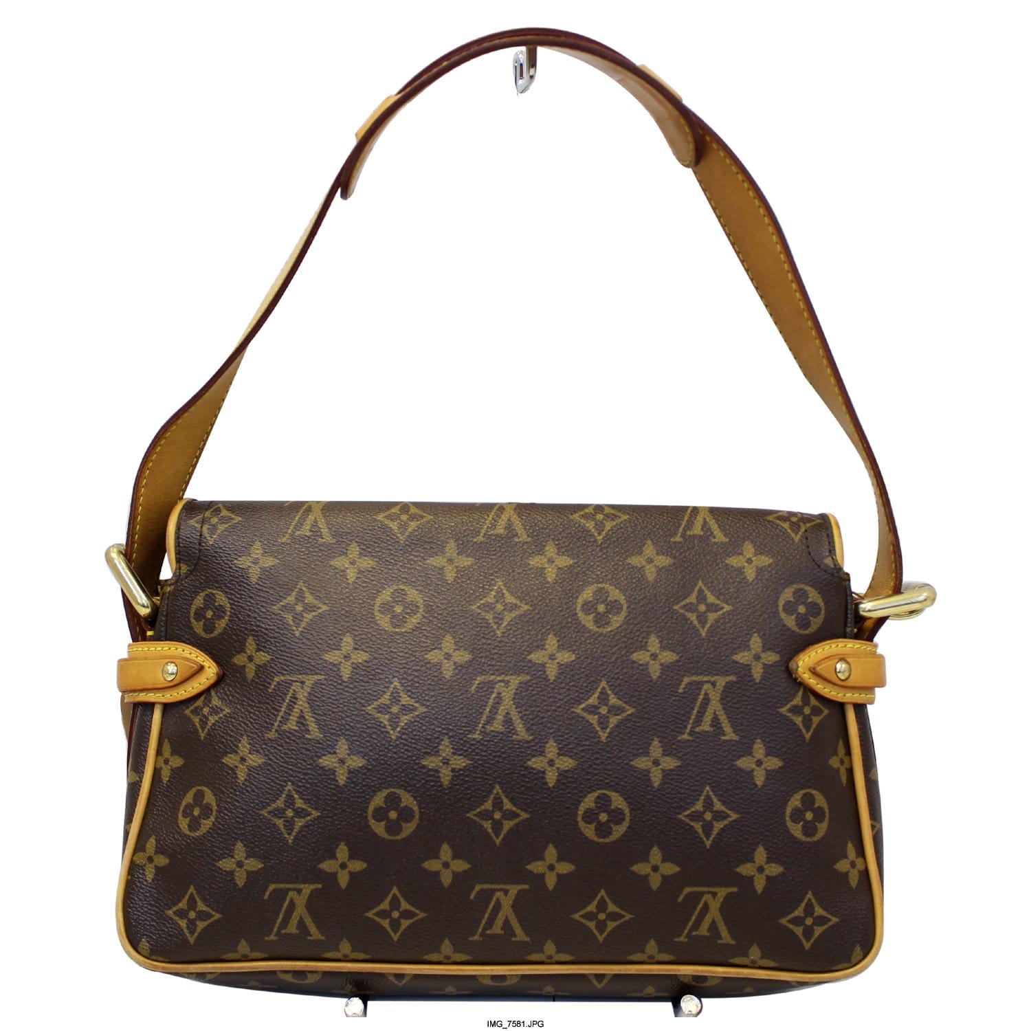  Louis Vuitton M40045 Hudson GM Monogram Shoulder Bag,  Monogram Canvas, Women's, Used, Brown/Gold Hardware : Clothing, Shoes &  Jewelry