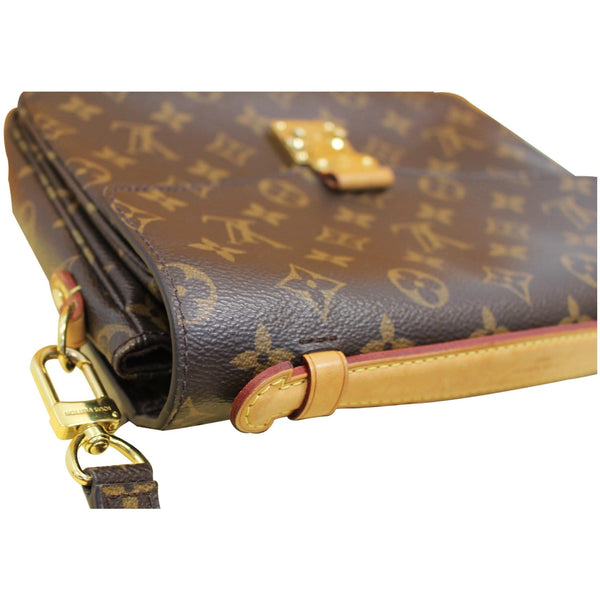 LOUIS VUITTON Metis Pochette Monogram Canvas Crossbody Bag Brown