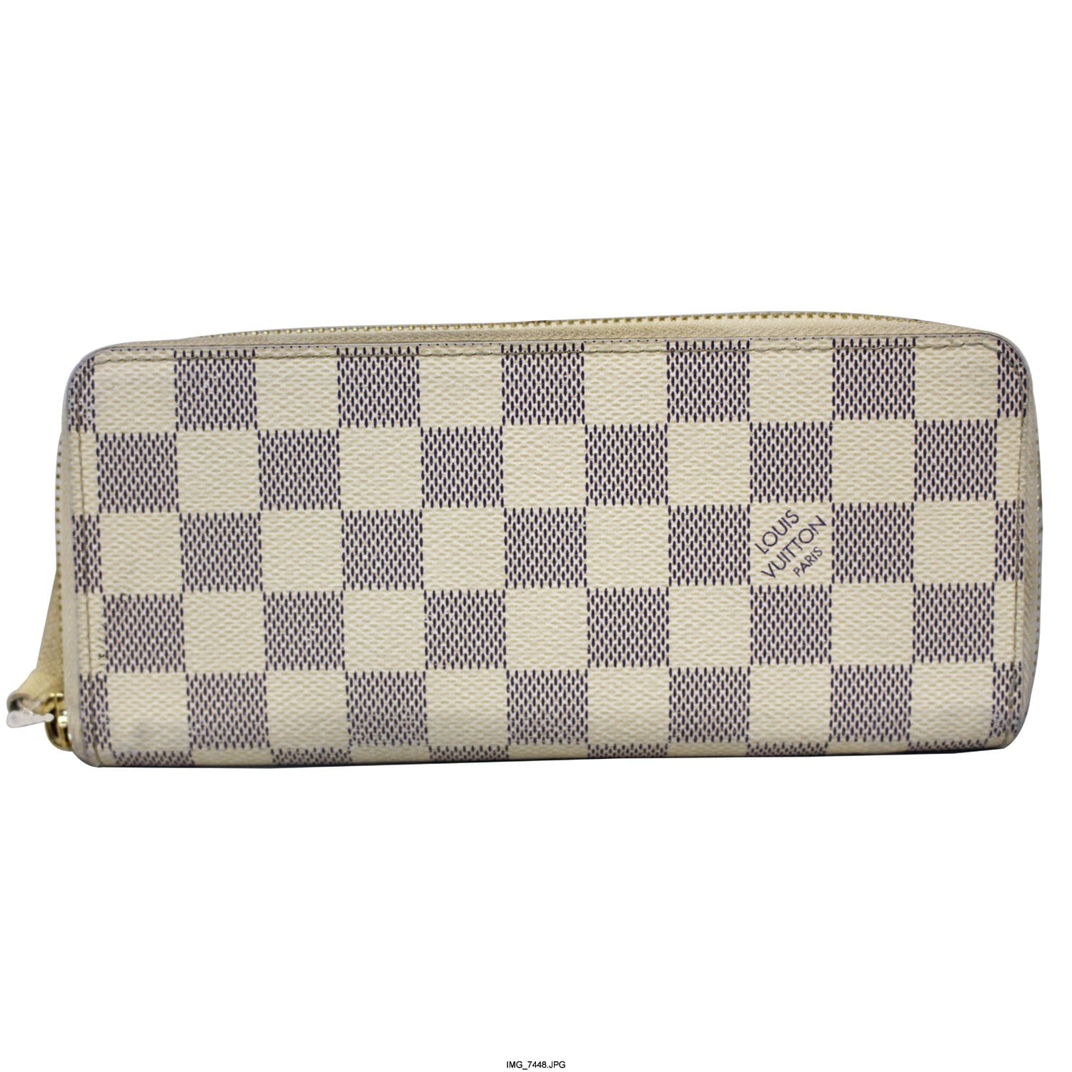 Louis Vuitton Damier Azur Pattern Clemence Wallet
