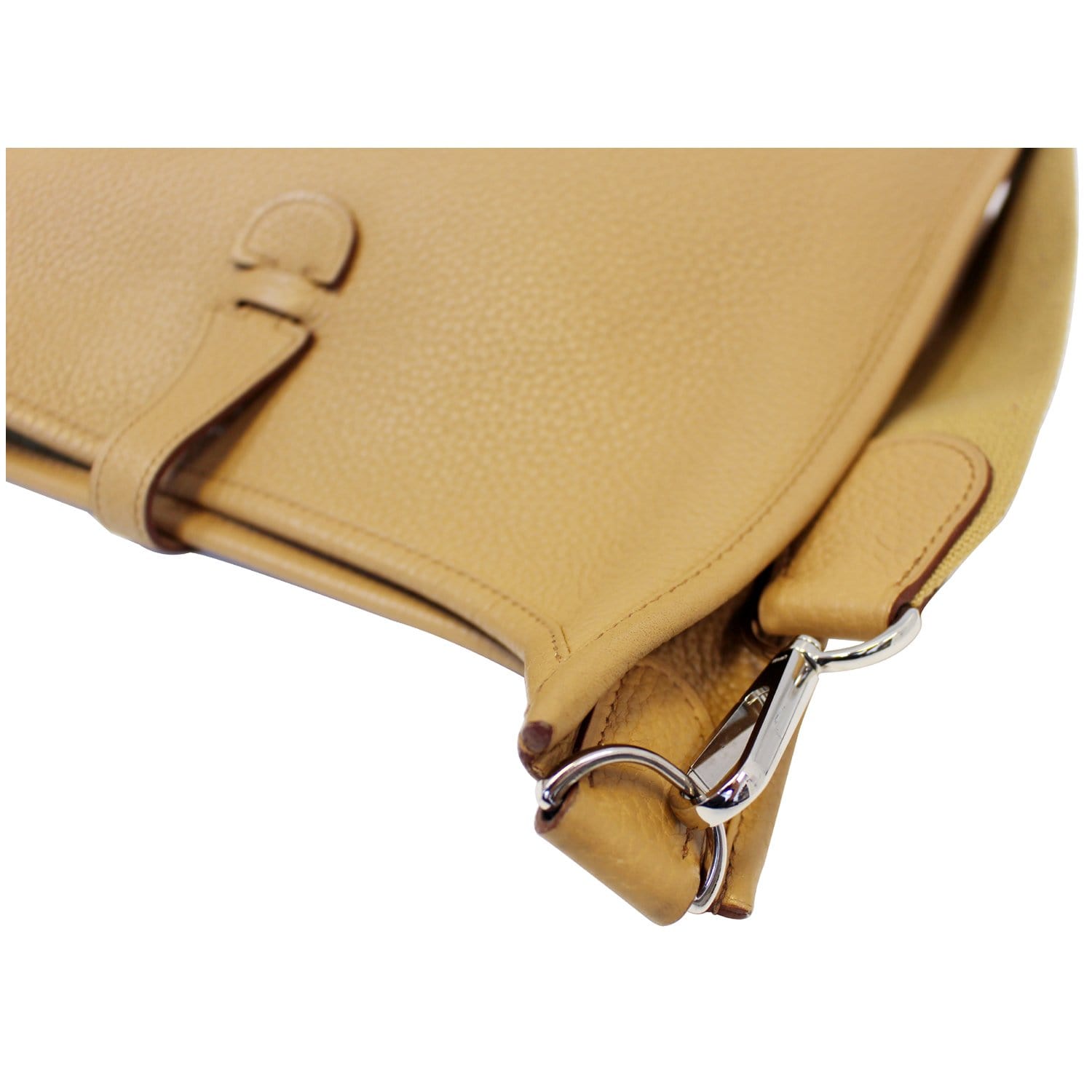 Evelyne leather crossbody bag Hermès Brown in Leather - 23787440