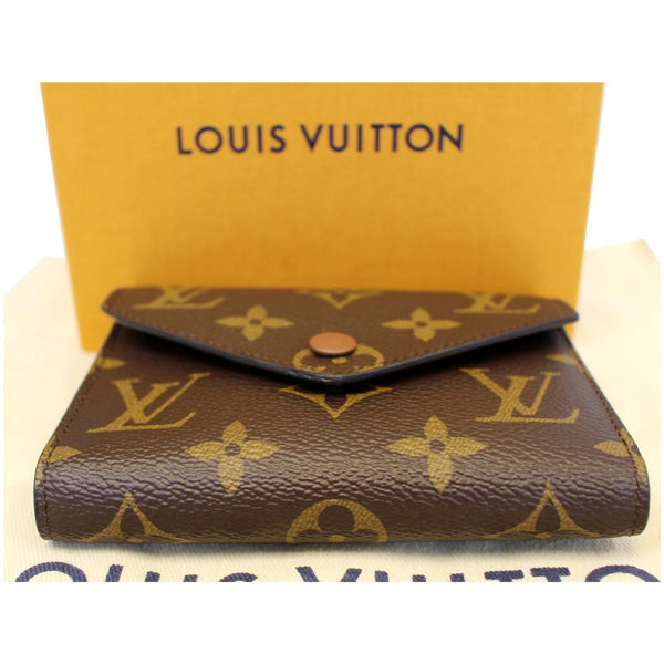 LOUIS VUITTON Victorine Monogram Canvas Wallet Brown
