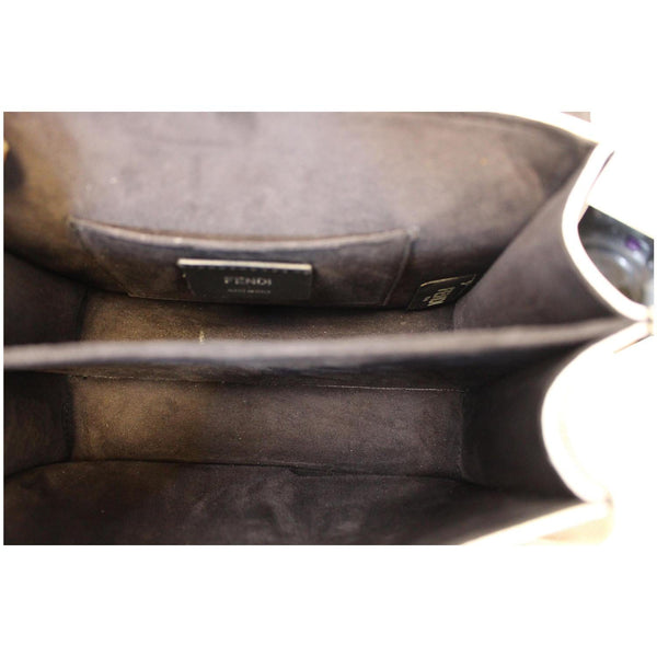 Fendi Kan I Python Leather Small Shoulder Bag - interior