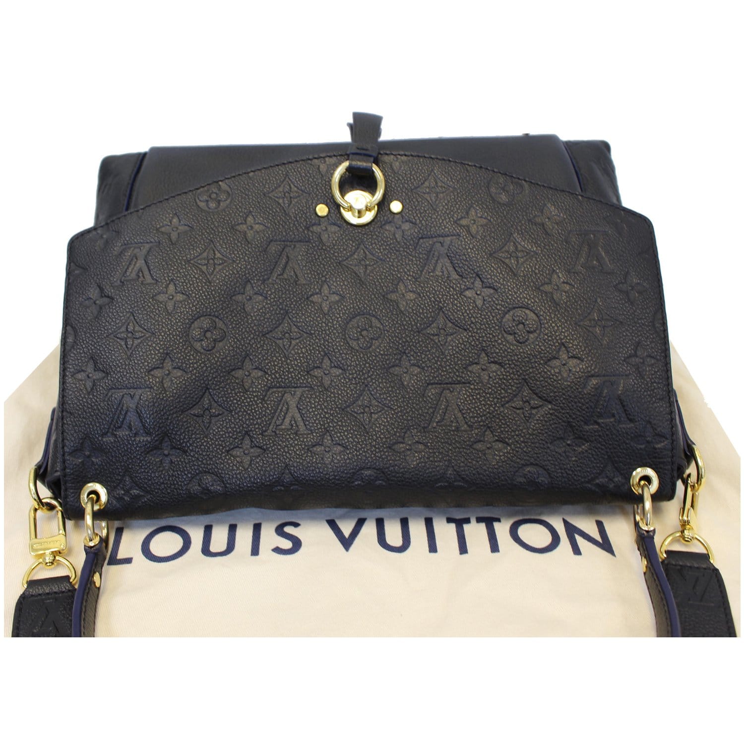 Louis Vuitton Blanche MM Noir in Monogram Empreinte Leather (Date Code:  SP3128)