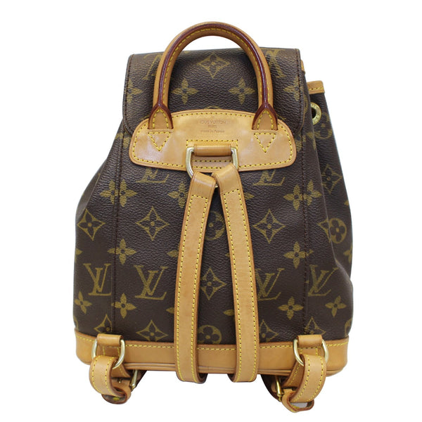 LOUIS VUITTON Mini Montsouris Monogram Canvas Backpack Bag-US