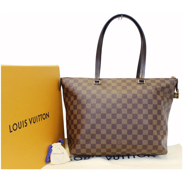 LOUIS VUITTON Iena PM Damier Ebene Shoulder Bag Brown-US