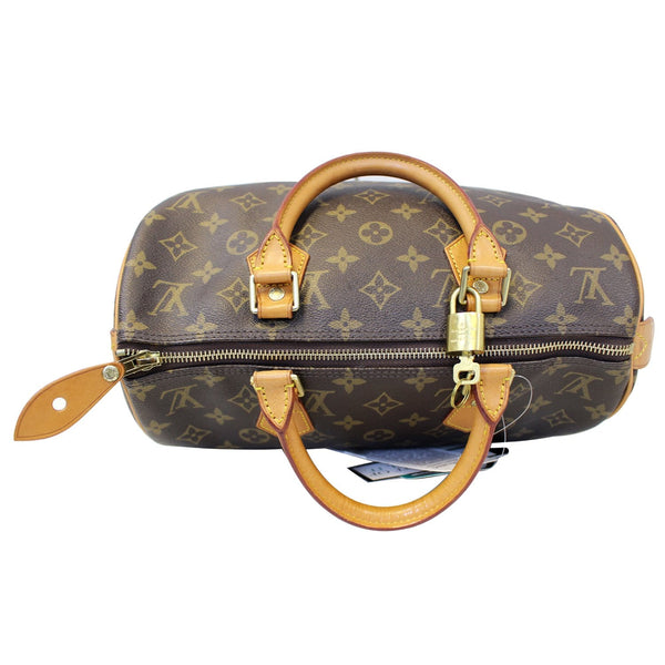 LOUIS VUITTON Speedy 30 Monogram Canvas Satchel Bag