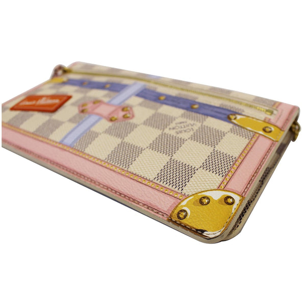 LOUIS VUITTON Summer Trunks Pochette Weekend Damier Azur Shoulder Bag-US