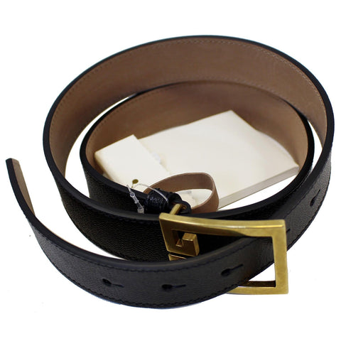 Givenchy Belt - Double G Logo Buckle Belt Black Size 38