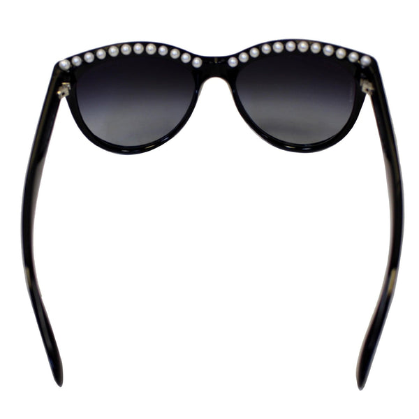 CHANEL Pearl Butterfly Sunglasses Black 6040-H
