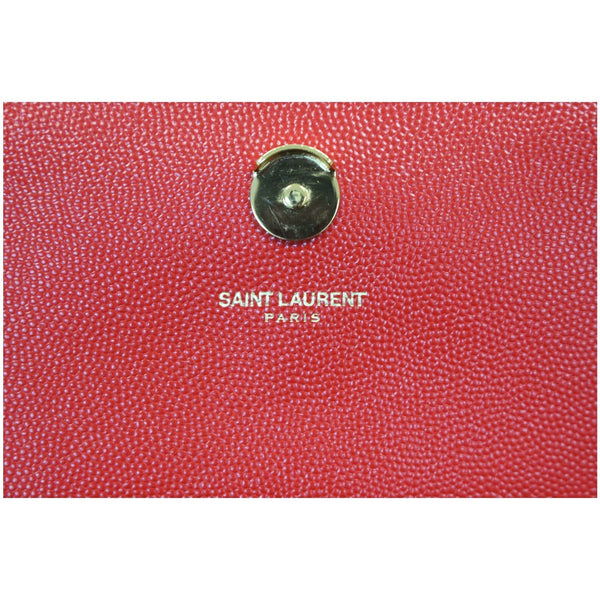 YVES SAINT LAURENT Kate Small Grain De Poudre Crossbody Bag Red