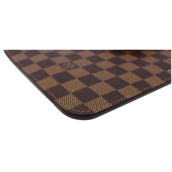 LOUIS VUITTON Damier Ebene Pochette Wristlet Pouch Neverfull GM-US