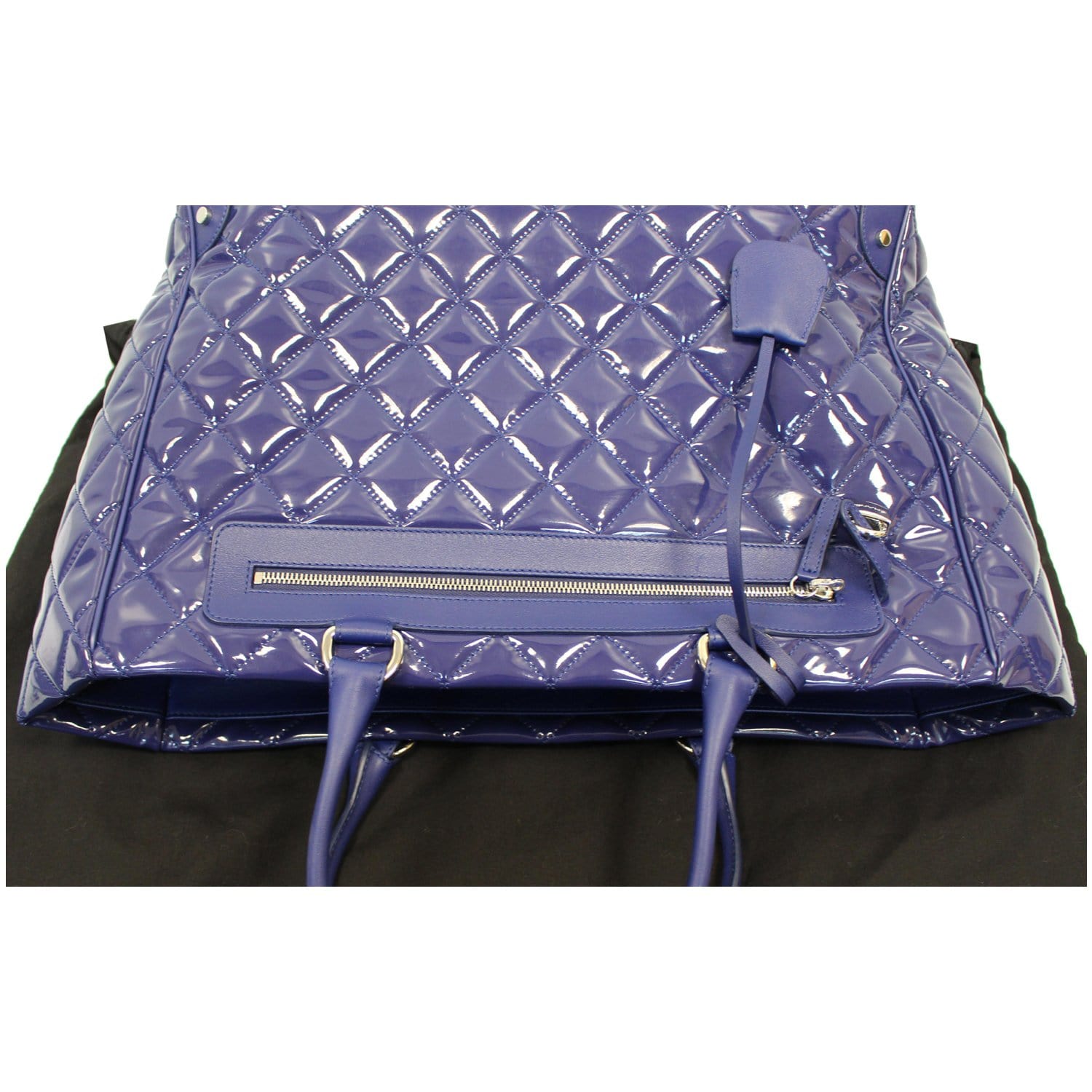 Chanel Teal Blue Quilted Patent Leather WOC Clutch Chanel | The Luxury  Closet