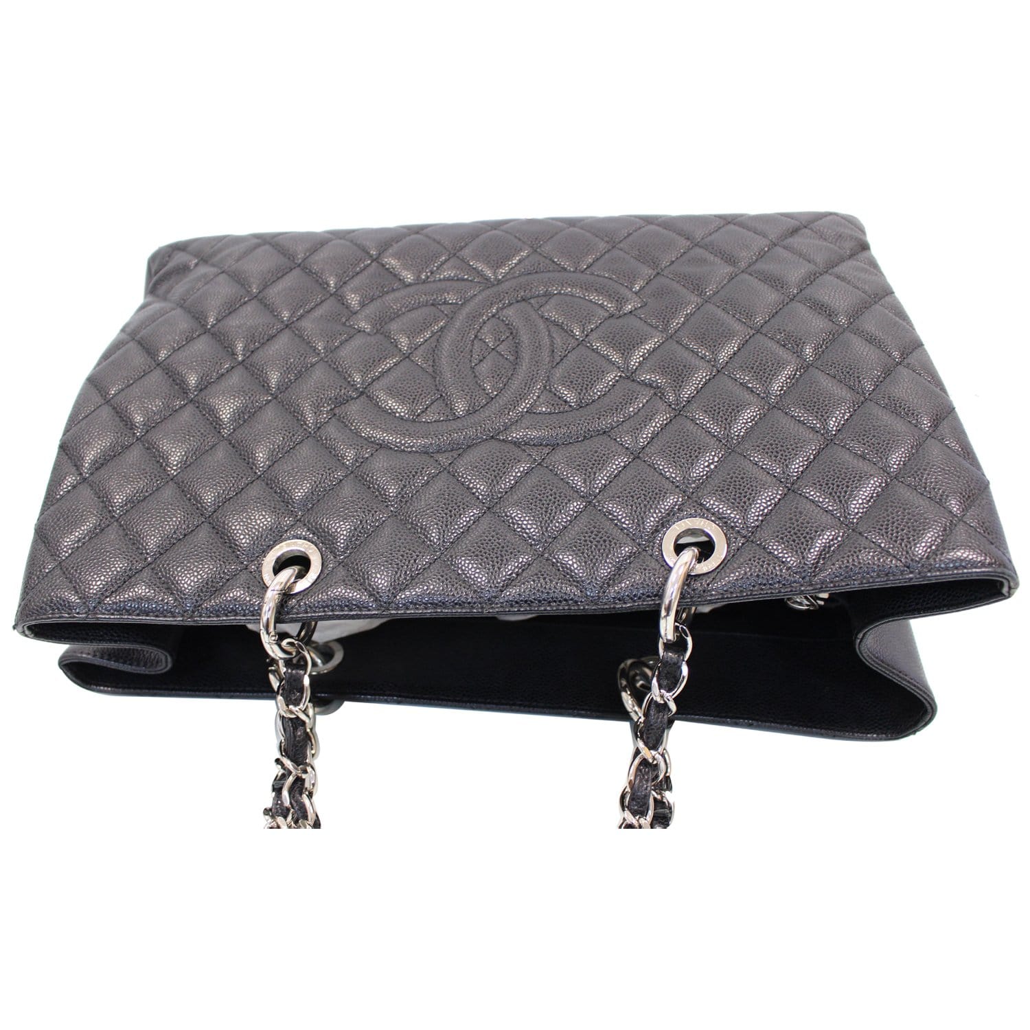 Chanel Tote Bag XL Grand Shopping Caviar Leather Black