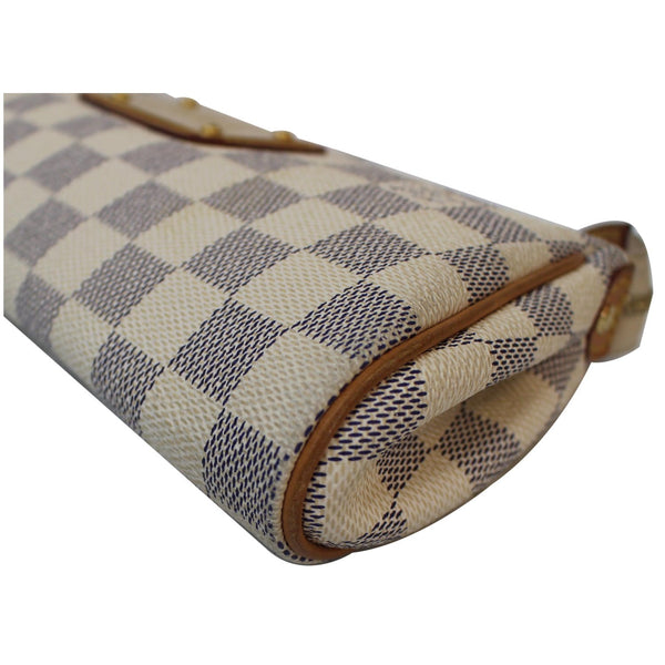 checkered design Louis Vuitton Eva Clutch Damier Azur Bag