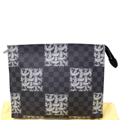 LOUIS VUITTON Damier Graphite Christopher Nemeth Pochette Voyage Rope
