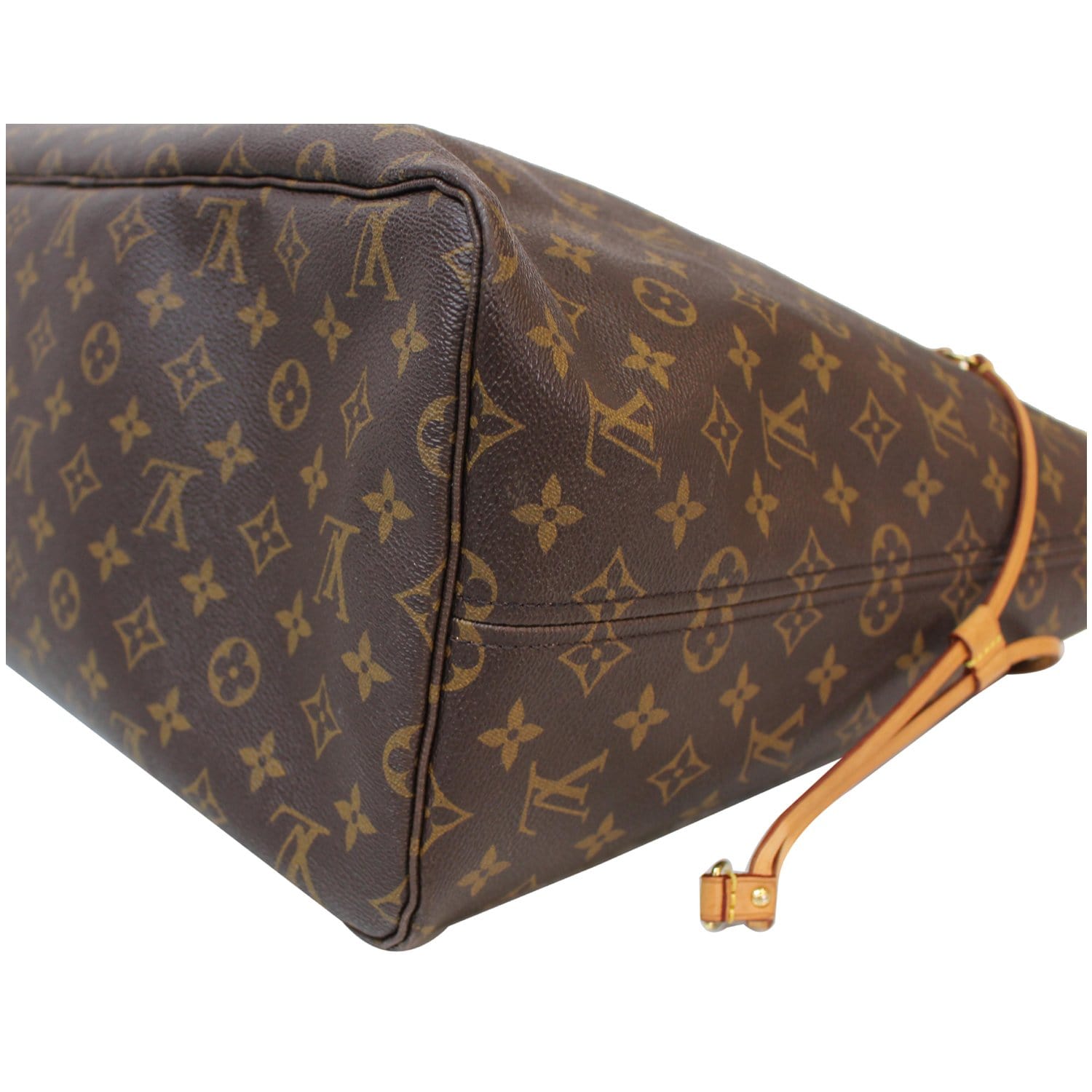 Louis+Vuitton+Neverfull+Monogram+Tote+GM+Brown+Canvas for sale online