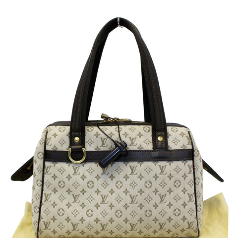 LOUIS VUITTON Josephine PM Monogram Mini Lin Satchel Bag
