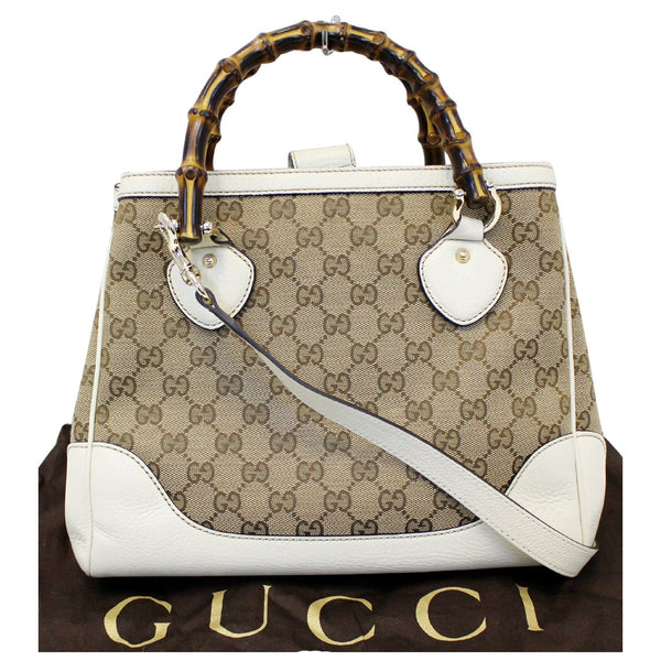 Gucci Shoulder Handbag Bamboo Diana GG Canvas leather