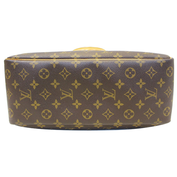 Lv Deauville Monogram Canvas Boston Bag Bottom