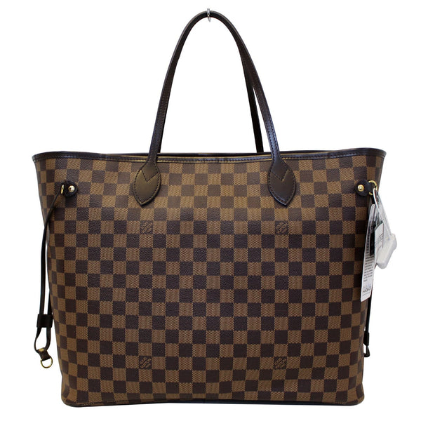 LOUIS VUITTON Neverfull GM Damier Ebene Tote Shoulder Bag-US