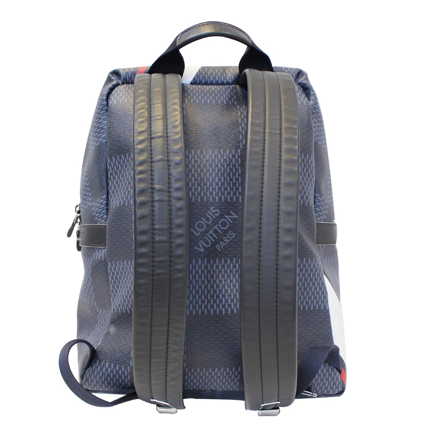 Louis Vuitton Backpack Apollo Latitude Damier Cobalt America's Cup Printed  Blue/Grey/White/Red in Canvas with Metal - GB