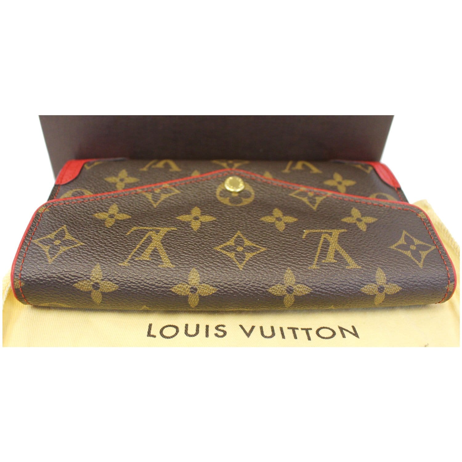 Louis Vuitton Sarah Retiro Monogram Wallet with Cerise Red Trim - A World  Of Goods For You, LLC