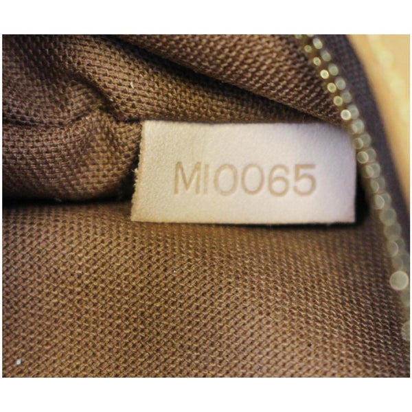 LOUIS VUITTON Pochette Bosphore Monogram Canvas Crossbody Bag Brown