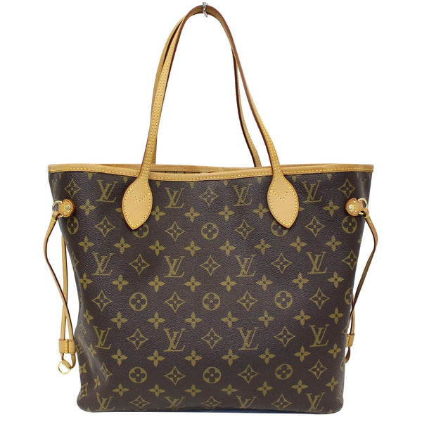 Louis Vuitton Neverfull MM Canvas Tote Shoulder Bag - lv strap