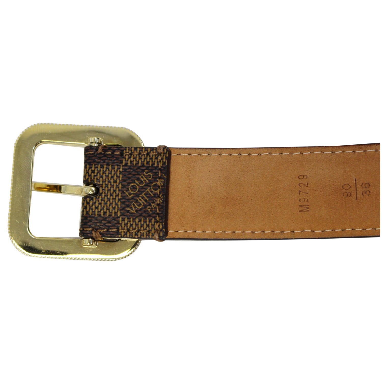 Louis Vuitton Taiga Belt Brown ref.182005 - Joli Closet