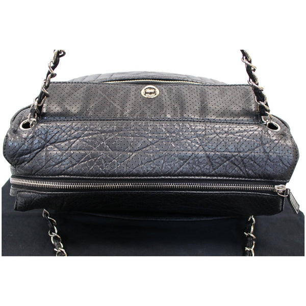 Chanel Calfskin Perforated 50's Bowler Bag - women bag