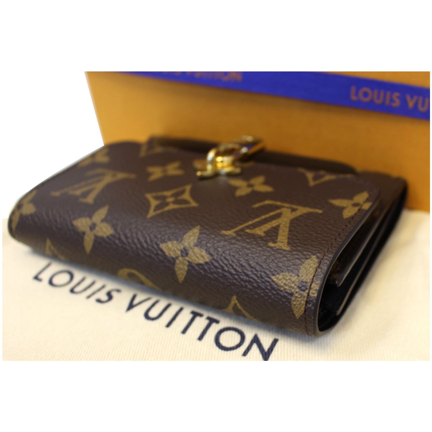 Louis Vuitton LV Monogram Coated Canvas Clemence Wallet - Black Wallets,  Accessories - LOU811324
