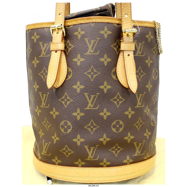 LOUIS VUITTON Bucket PM Monogram Canvas Shoulder Bag-US