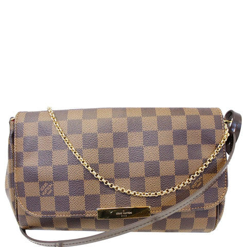 LOUIS VUITTON Favorite MM Damier Ebene Crossbody Bag