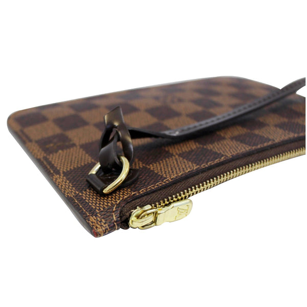 LOUIS VUITTON Damier Ebene Neverfull PM Pochette Wristlet-US