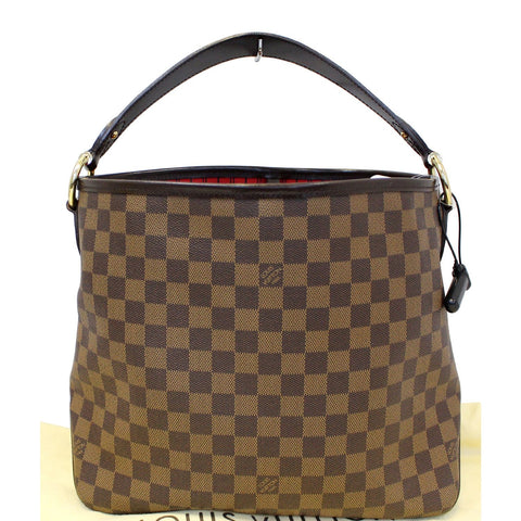 LOUIS VUITTON Delightful MM NM Damier Ebene Hobo Shoulder Bag
