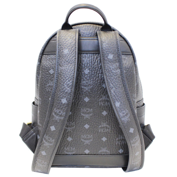MCM Stark Visetos Backpack Bag Black for sale