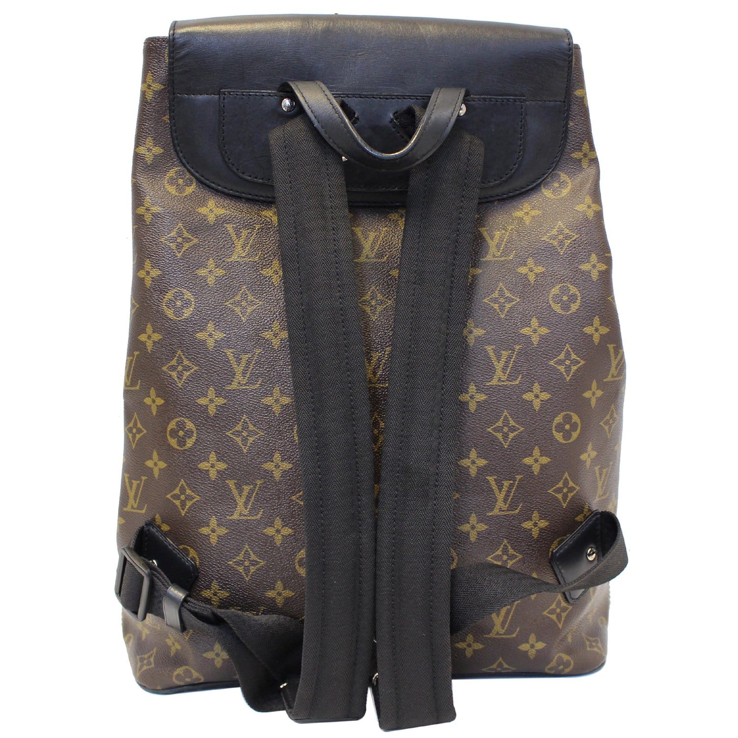 louis vuitton backpack palk monogram macassar LOUIS VUITTON Palk Monogram Macassar Canvas Backpack Bag Black-US