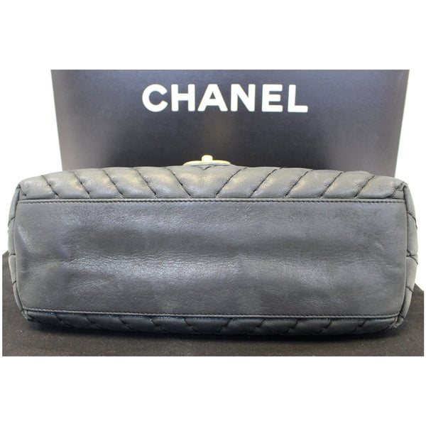 Chanel Classic Flap Bag Iridescent Surpique Chevron - calfskin