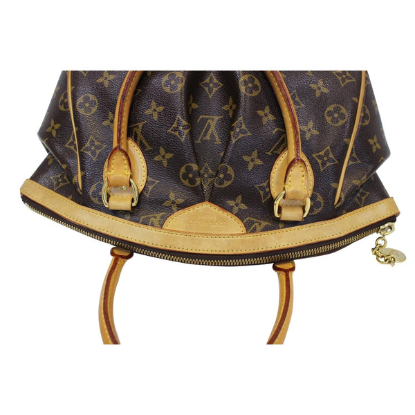 LOUIS VUITTON Tivoli PM Monogram Canvas Shoulder Handbag Brown