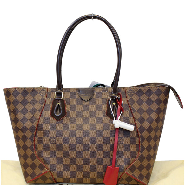 Louis Vuitton Caissa MM Damier Ebene Bag Front look