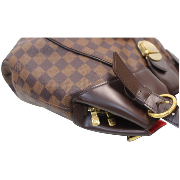 Louis Vuitton Sistina GM Damier Ebene Shoulder Satchel
