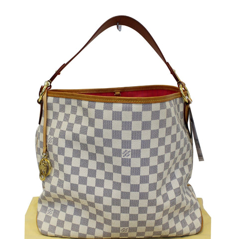 LOUIS VUITTON Delightful MM NM Damier Azur Hobo Bag