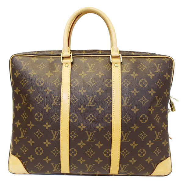LOUIS VUITTON Porte-Documents Voyage Monogram Canvas Briefcase Bag-US