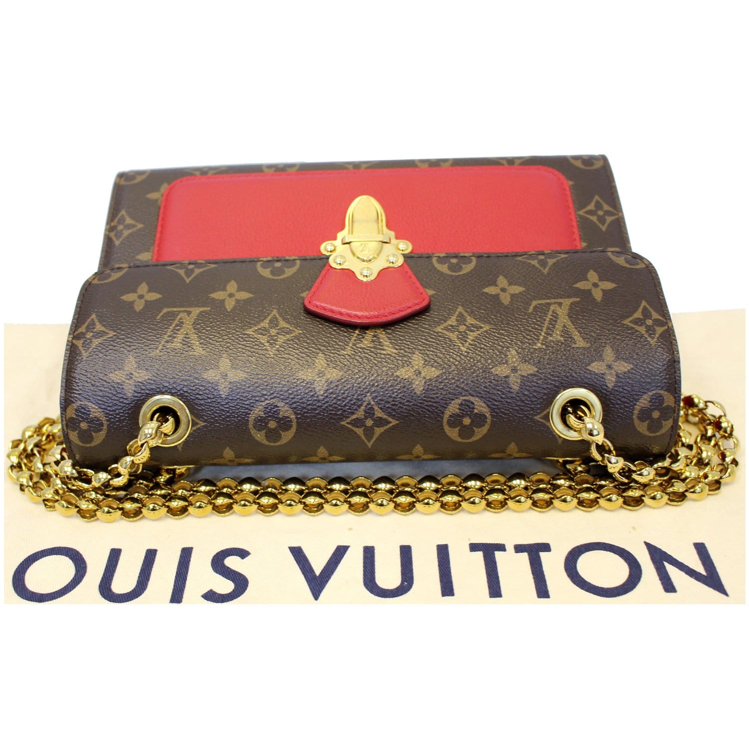 LOUIS VUITTON VICTOIRE IN RED. ‼️FULLSET‼️$2400 RETAIL: $3100