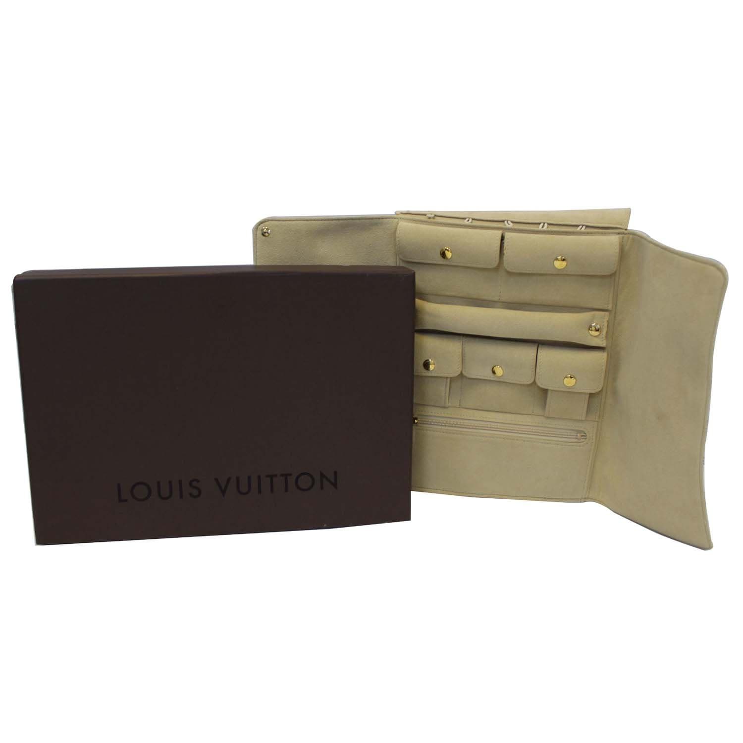 Louis Vuitton Folding Jewellery Case - Lv Damier Azur