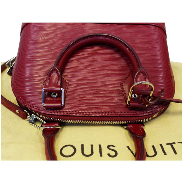 Louis Vuitton Alma BB Epi Leather Crossbody Bag- strap