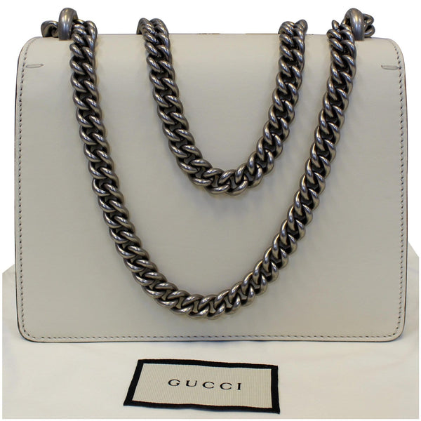 Gucci Dionysus Mini Crystal Embroidered Snake Bag - silver chain