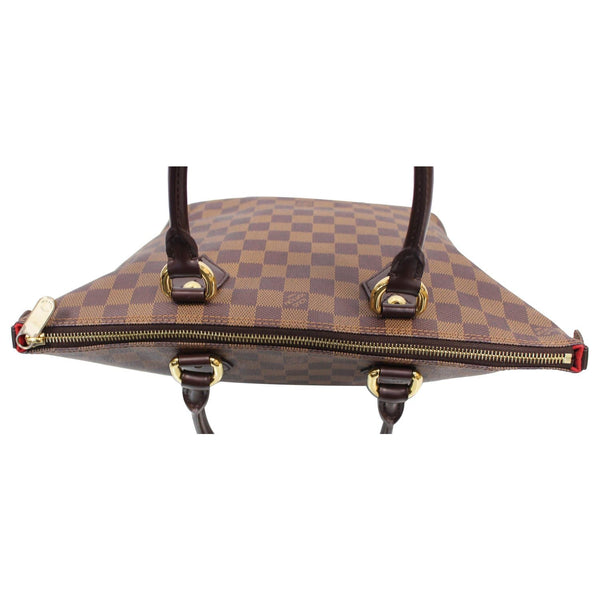 LOUIS VUITTON Saleya PM Damier Ebene Tote Shoulder Bag Brown